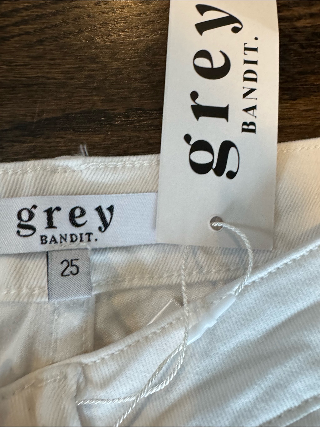 Grey Bandit White Jeans Nwt — image 2 of 4